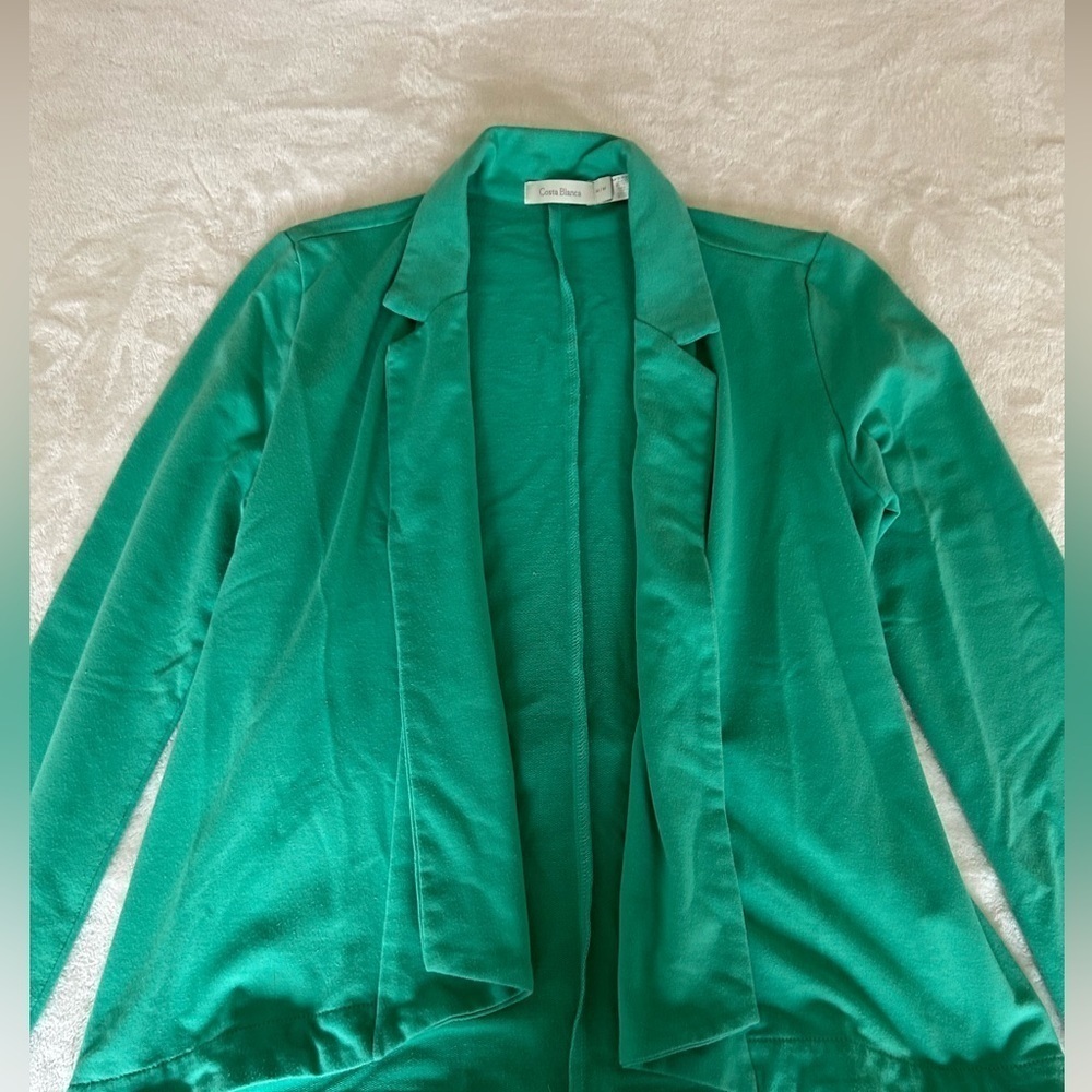Costa Blanca Green Cardigan